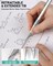 36-Piece Blocky Gear Mechanical Pencil Set – 0.3/0.5/0.7/0.9/2mm Metal Pencils with 302 Graphite & Colored Lead Refills, Erasers & Sharpeners – Perfect for Art, Drawing, Sketching, and Drafting (Black)